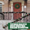 thumbnail image 3 of LAMPHOME Colorado Spruce Green Artificial Christmas Wreath - 510 Tips, 48-Inch Unlit Premium Holiday Wreath for Front Door Wall Fireplace Christmas Decor, 3 of 3
