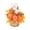 #169-Multicolor, variant on Artificial Pumpkin, Maple Leaf, Fall Floral Centerpiece with Metal Basket, Preassembled Autumn Tabletop Decor for Home