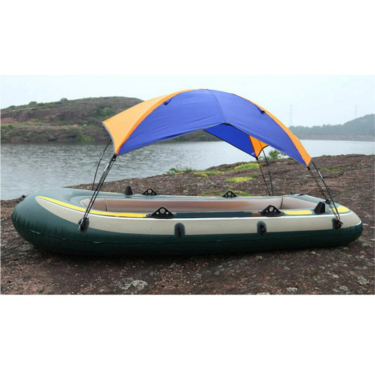 Surfing Kayak Canoe 2,3,4-person Inflatable Boat Fishing Sun Shade