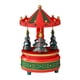 thumbnail image 3 of Caja de música decorativa con forma de carrusel navideño, mecanismo de cuerda, ligera y decorativa. Estilo B, 3 of 9
