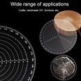 thumbnail image 3 of Woodturning Round Woodworking Compass Circles Drawing Tool Scale Centering Ruler for Woodturners Work 200MM, 3 of 5