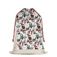 thumbnail image 3 of Christmas Bags Drawstring,Multicolor Christmas Snowman Pattern Large Xmas Christmas Gift Bags,Reusable for Xmas and New Year Party Favors and Supplies,27.6" X 19.7", 3 of 6