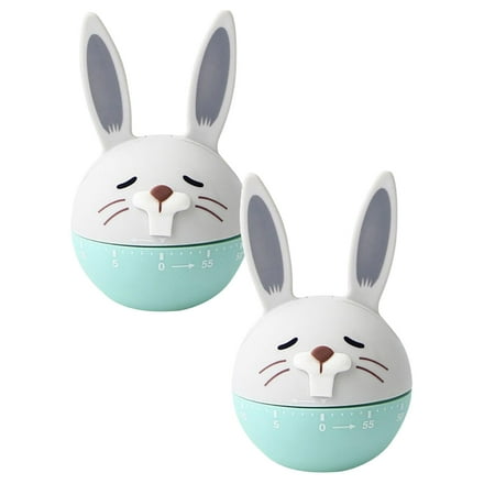 

2Pcs Large Button Kitchen Timer Cute Rabbit Sound Kitchen Timer Arrives Reminder Function For Multi Scene Applications Cooking Learning Sports Games Small Kitchen Timer Kitchen Timers Green