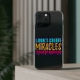 thumbnail image 3 of DistinctInk Clear Case for Apple iPhone 13 Pro MAX (6.7" Screen) - Don't Create Miracles Create Results, 3 of 9