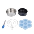 thumbnail image 2 of Food Steamer Rack,5Pcs/Set Food Steam Basket Cake Mold Pressure Cooker Steam Rack Best in its Class, 2 of 14