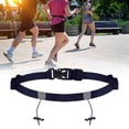 thumbnail image 5 of Almencla Triathlons Race Number Belt with Loop 6 Loops for Food Cycling Quick Release Dark Blue, 5 of 5