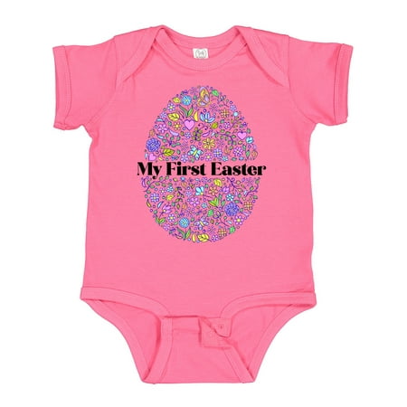 

Inktastic My First Easter Egg Outfit for Girls Gift Baby Girl Bodysuit