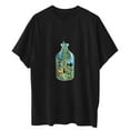thumbnail image 7 of IROINNID Womens Short Sleeve Summer Beach Printed Casual Top Loose Pullover T-shirt Spring Sale, 7 of 7