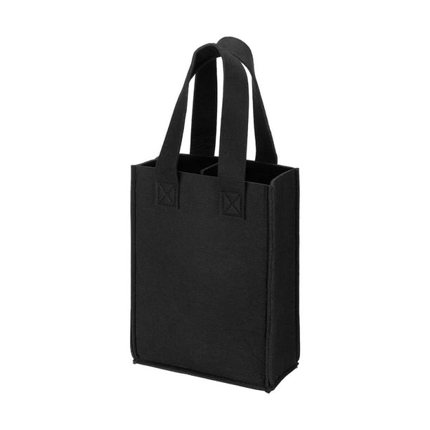 Uxcell 2 Bottle Wine Carrier Tote Bag, Wine Bottle Carrying Bag with ...