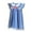 Blue, variant on Dress for Girls Toddler Children Girls Summer Flutter Sleeve Bow Prints Casual Dresses Fashion Princess Dress Dresses for Girls Pink 3 Years-4 Years