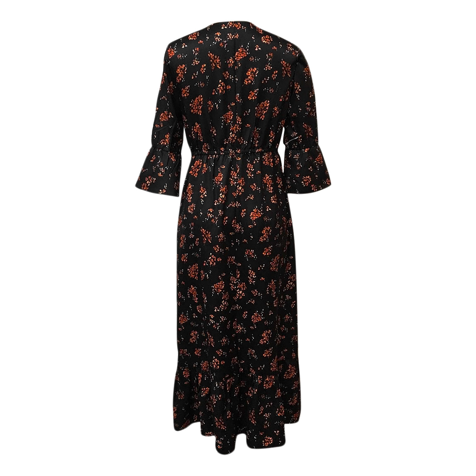 Hvot&aat Western Cowgirl Dress for Women Sexy Spaghetti Strap Deep V Neck Vintage Western Mini Dresses Floral Chiffon Flowy Dress