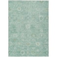 thumbnail image 2 of Addison Rugs Chantille Indoor/Outdoor Transitional Damask Teal Machine Washable Rectangle Rug, 2'6" x 3'10", 2 of 7