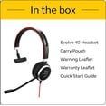 thumbnail image 3 of Jabra Evolve 40 UC Auriculares profesionales con cable, mono: auriculares telefónicos para mayor productividad, sonido superior para llamadas y música, conexión Jack/USB de 3,5 mm, diseño cómodo duran, 3 of 3