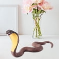 thumbnail image 3 of Visland Statue de Serpent Modèle Simulé Python Cobra Hochet Serpent Modèle Solide Décoration Figurine Amphibien Reptile PVC Jouet Éducatif, 3 of 8