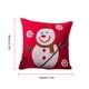 thumbnail image 4 of Funda de almohada navideña de algodón, lino, Snowflacke, muñeco de nieve, funda de almohada para decoración de festivales de Navidad, muñeco de nieve kenally HA000472-05B, 4 of 7