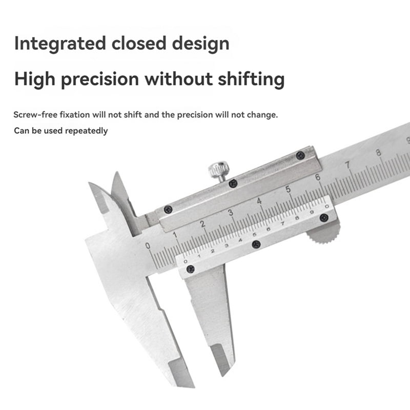 Carbon Steel Caliper High Manual Micrometer Slide Household caliper Vernier New