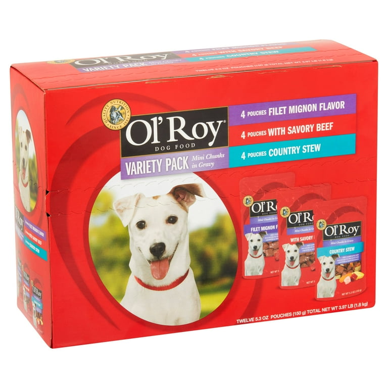 Ol Roy Wet Dog Food Pouches
