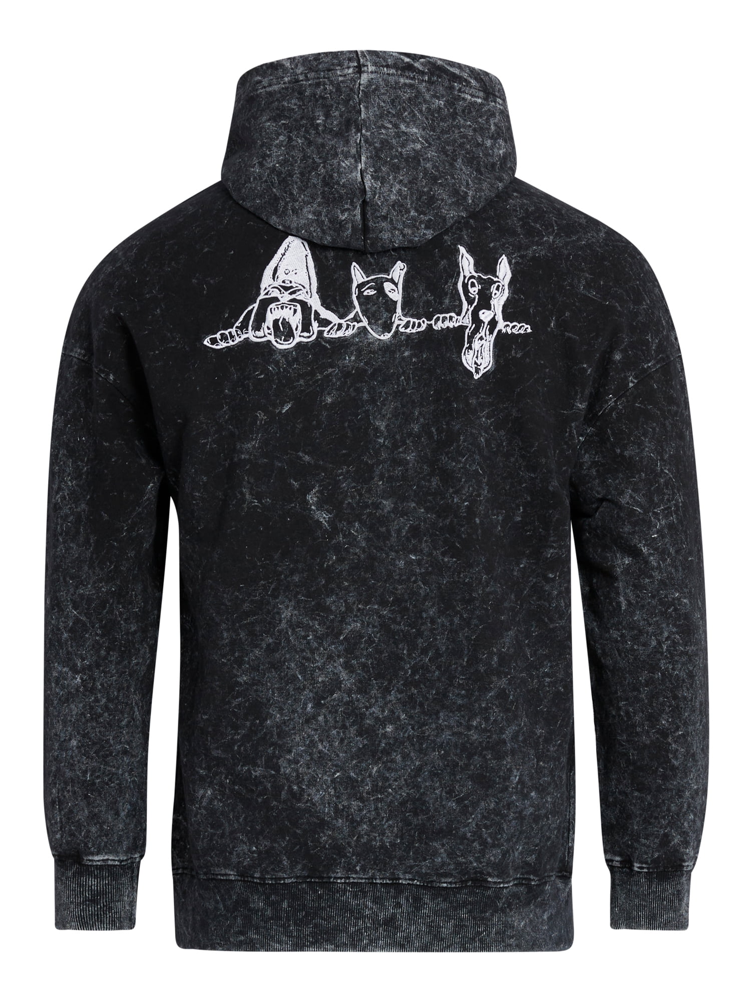 Dogg Supply by Snoop Dogg Men's & Big Men’s Acid Wash Hoodie Sweatshirt, Sizes XS-3XL