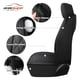 thumbnail image 3 of Fundas para asientos de coche CAROMOP de piel sintética, juego frontal con airbag, 3 of 8
