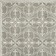 thumbnail image 3 of 2'x4' Grey Machine Woven UV Treated Ogee Indoor Outdoor Accent Rug, 3 of 4