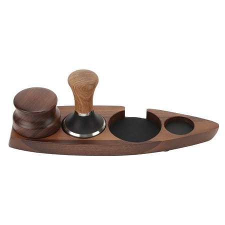 

Coffee Tamper Holder 3pcs Boat Shaped Compact Prevent Scratches Coffee Distributor Stand Stable Stainless Steel For Restaurant For 51/53mm Base 51mm Tamper 51mm Distributor For