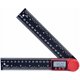thumbnail image 1 of Buscador de ángulo digital 2 en 1, medidor de ángulo digital LCD Medidor de ángulo de 8 pulgadas y 200 mm, ajuste cero, giro de grado y función de bloqueo de 0-360° para artesanos, bricolaje 1 pieza, 1 of 5