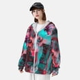 thumbnail image 3 of Vsdgher Sweat à Capuche Psychédélique Sans Poils Imprimé Chat pour Hommes Femmes, Manches Longues Protection Solaire Pêche pour Course Natation-TG, 3 of 7