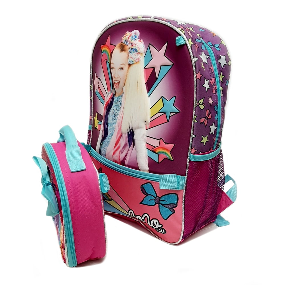 Jojo Siwa 3D Molded Large Backpack with Sequins Lunch Bag 5 Piece Set in Togo at XOF 27851 Rating 5