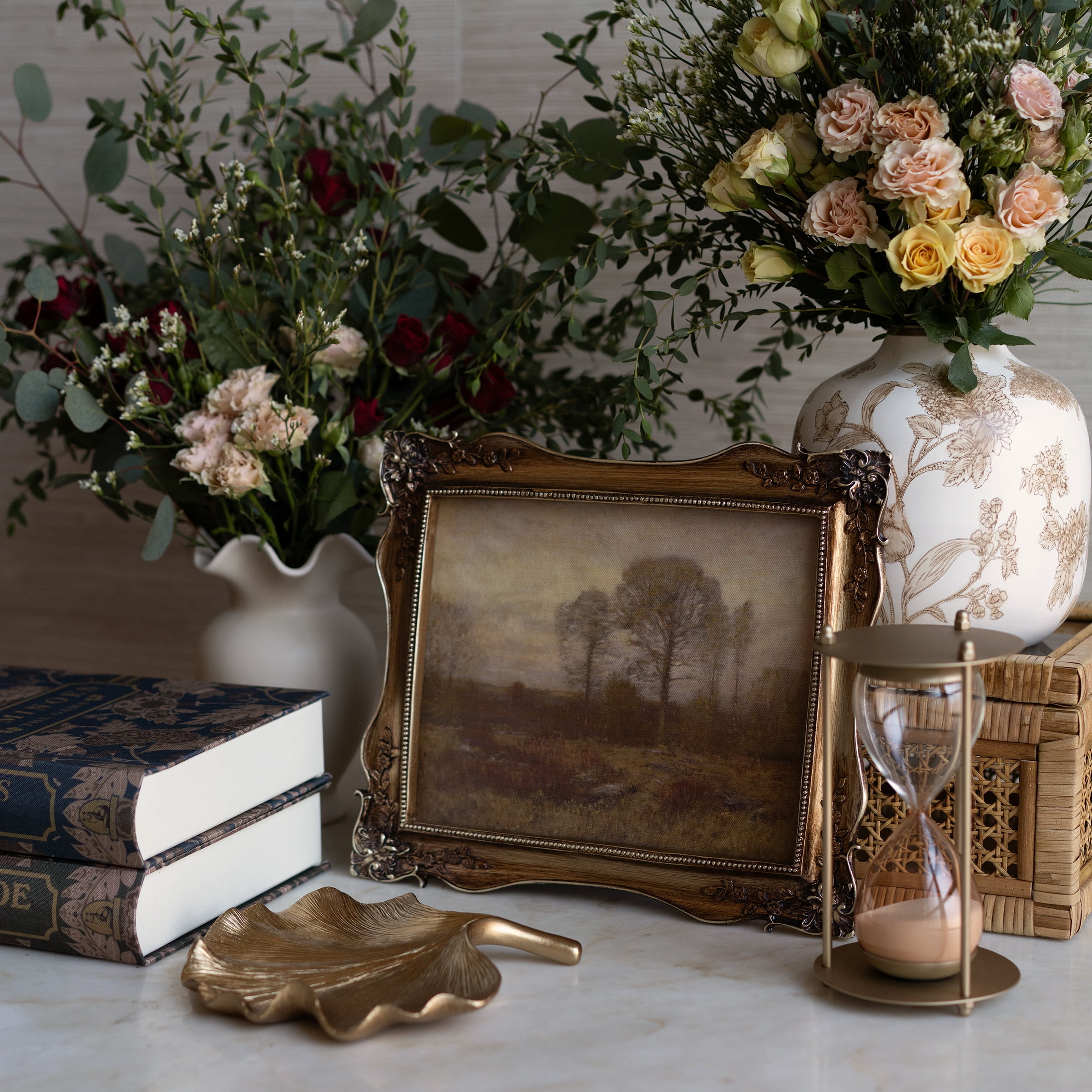 Home Decor Collection Sterling & Noble Home Ornate Gold Framed Fall Landscape Canvas Wall Art