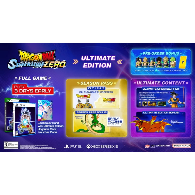 Dragon Ball Sparking! Zero Ultimate Edition Ps5 - Walmart.com