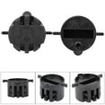 thumbnail image 5 of 6pc Black Plastic Cup Plugs with Screw Key Surfboard FCS G5 Round Fin Plug Set, 5 of 8