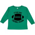 thumbnail image 3 of Inktastic It's My 1st Football Season Boys or Girls Long Sleeve Toddler T-Shirt, 3 of 5