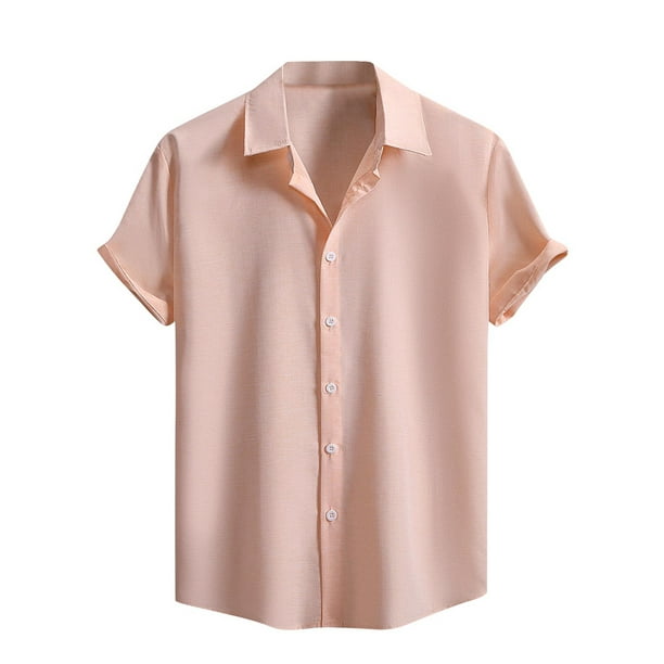 Mens Casual Manga Corta Botón Abajo Camisas, la Impresión de la Playa Turndown para Tropical, Hawaii, Al Aire Libre Y el Uso Diario