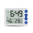 thumbnail image 2 of SPRING PARK Digital Hygrometer Indoor Thermometer, Humidity Indicator Room Thermometer, Built-in Clock and Time Display，Accurate Temperature Humidity Monitor Meter for Home, Office, Greenhouse, 2 of 7