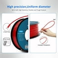 thumbnail image 4 of GEEETECH TPU Filament 1.75mm Flexible Soft 3D Printer Consumables Red, 1kg Spool (2.2 lbs.), Dimensional Accuracy +/- 0.05 mm, 4 of 7