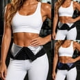 thumbnail image 2 of Womens Waist Trainer Corset with Zipper Sweat Waist Cincher Trimmer for Women Tummy Control Workout Belt Corset Shapewear, 2 of 9