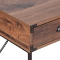 thumbnail image 2 of Saint Birch Bombay Wood Brown Writing Desk, 2 of 9