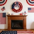 thumbnail image 6 of Miwamany 4th of July Wreath for Front Door, Patriotic Wreath, Memorial Day Independence Day Wreath Summer Holiday Decor, Hanging Ornament, 6 of 9