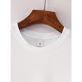 thumbnail image 3 of Camiseta informal de moda para hombre, con estampado geométrico, corte regular, manga corta, cuello redondo, verano, sin relleno, estilo jersey, para uso diario., 3 of 5