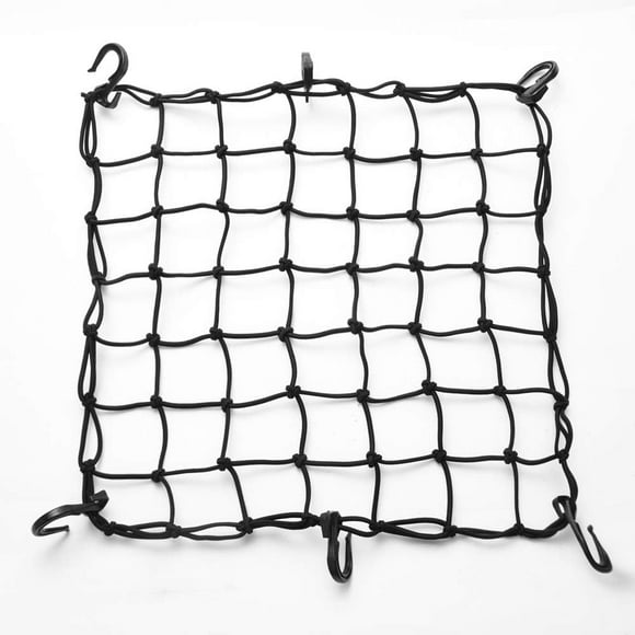 Heavy-Duty Motorbike Bungee Cargo Net With Portable Storage Bag, Ensures Easy Stowaway When Not In Use