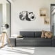 thumbnail image 5 of Panda Metal Wall Art Home Decor Metal Wall Hanging Home Interior Design Art Housewarming Gift Scienceny HA036211-00, 5 of 6