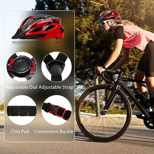 SUNRIAIMTYD Casque de v lo pour adulte homme femme casque de v lo