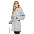 thumbnail image 1 of Disney Womens' Robe Hooded Bathrobe Plush Loungewear, 1 of 4