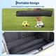 thumbnail image 2 of Qinaqin 12 x 6 FT Soccer Goal para Backyard Portátil Net con Robusto Metálico Base Easy Assembly Training Equipment Indoor Outdoor Use Collapsible Carry Bag, 2 of 7