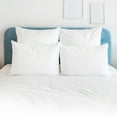 thumbnail image 2 of Superity Linen Pillow Cases King Size - Envelope Enclosure - 2 Pack - 100% Soft and Comfortable Premium Cotton - White, 2 of 9