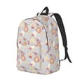 thumbnail image 2 of Balery Butterfly Flower Vintage Canvas Backpack for Men and Women - Large Capacity, Durable Travel Laptop Bag for School, Work, Hiking, and Outdoor Activities, 2 of 7