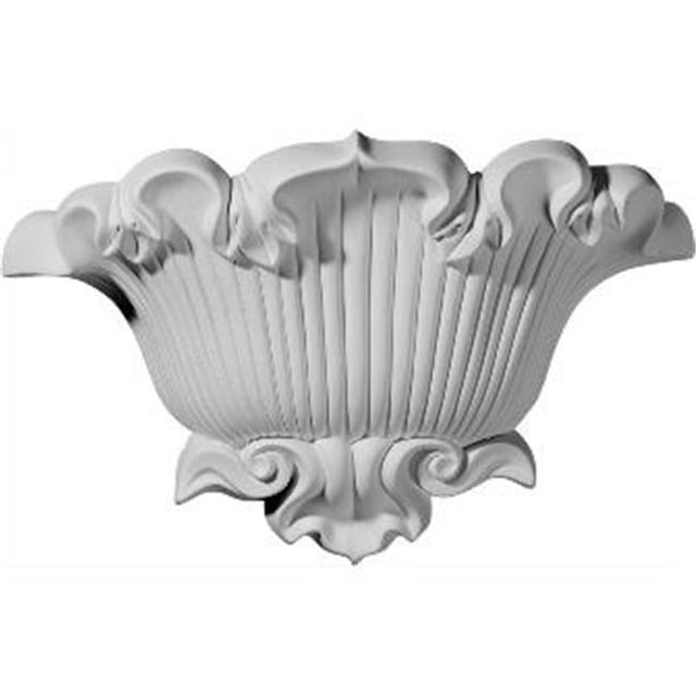 Ekena Millwork SCO15X04X09SH 15 In. W X 4.62 In. D X 9.62 In. H- Architectural Shell Sconce