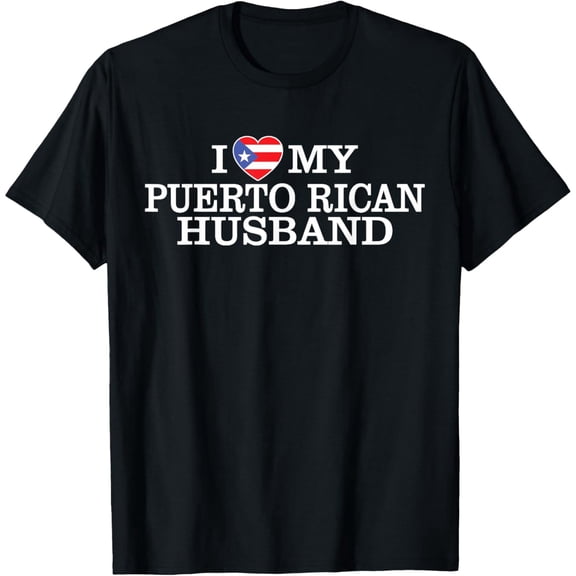 Playful Comfort Tee - i love my puerto rican husband funny t-shirt T-Shirt