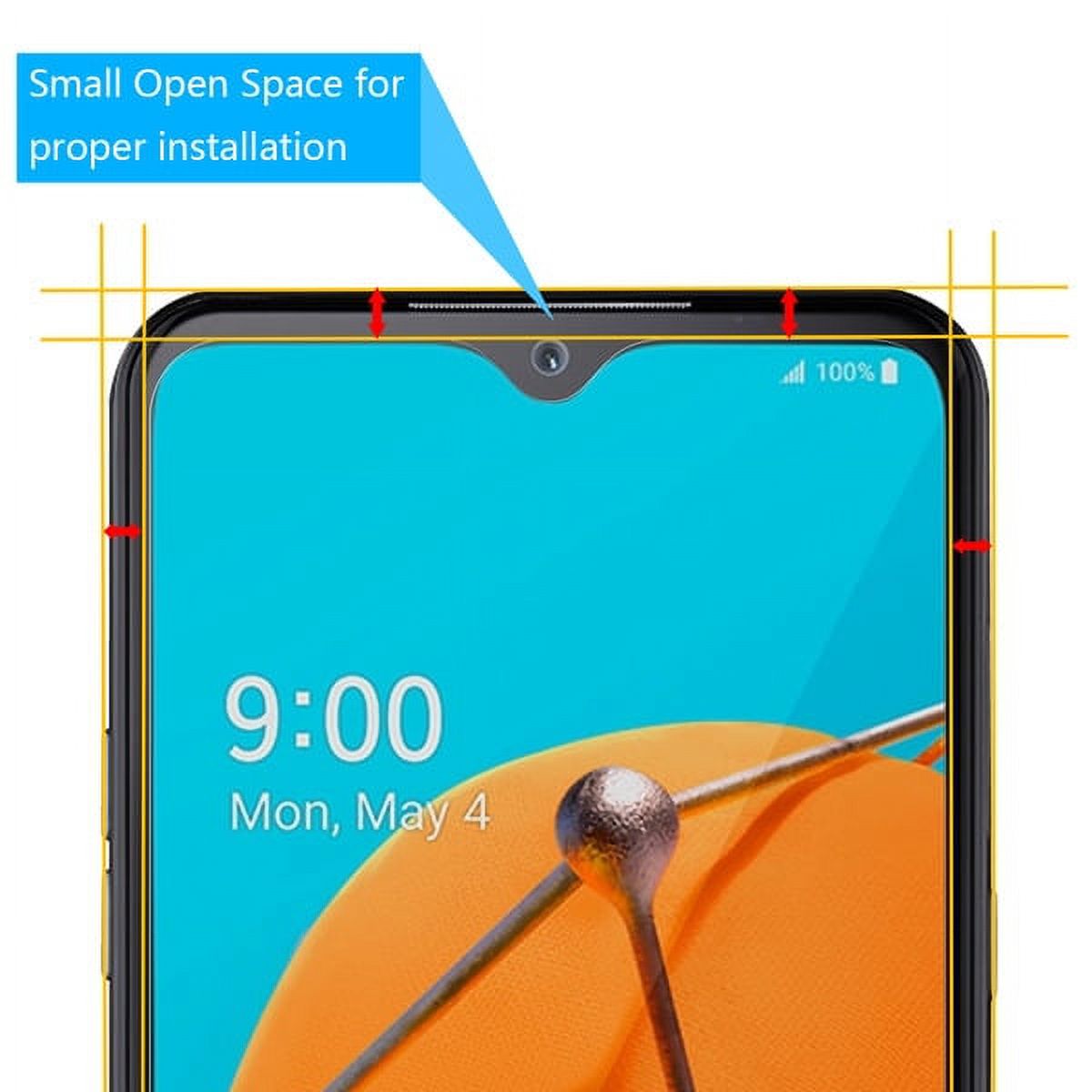 3 Pz Full Glue HD 2.5D Vetro Temperato Per LG K22 K40S - Foto 7