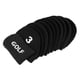 thumbnail image 3 of Juego de 11 fundas protectoras de neopreno para cabeza de putter de palo de golf Negro, 3 of 9